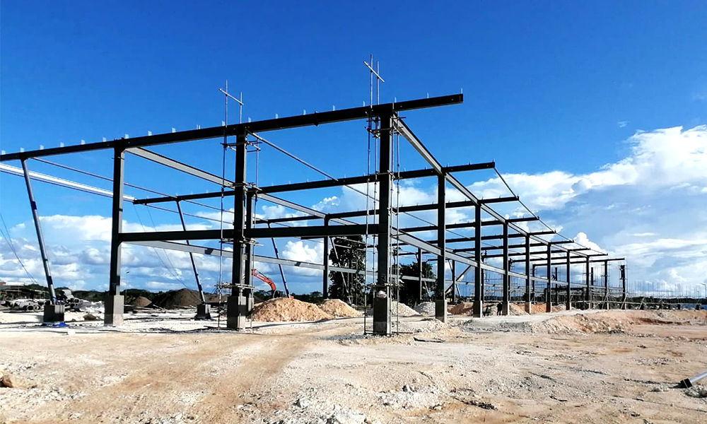 Project Description: Bus Terminal Steel Structure